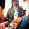 Figure 1: Mohammad Agzar Chenanizadeh, the rubab player of Khuzestan