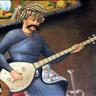 Figure 1: The shish tar player of the Safavid era