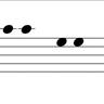 Figure 23: The most common tuning for playing the dastgah-e shur