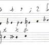 Figure 4: Safiadin divided the octave into seventeen notes